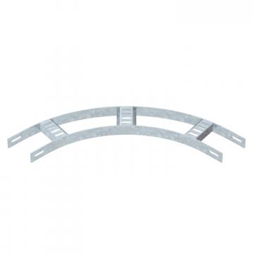 90° bend with trapezoidal rung, light-duty FT