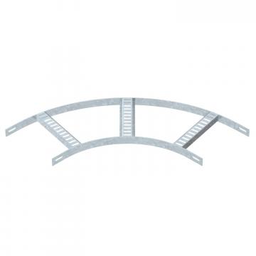 90° bend with trapezoidal rung, light-duty FT
