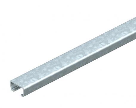 AMS3518 anchor rail, slot 16.5 mm, BK, unperforated 2000 | 35 | 18 | 2 | Steel | Bright