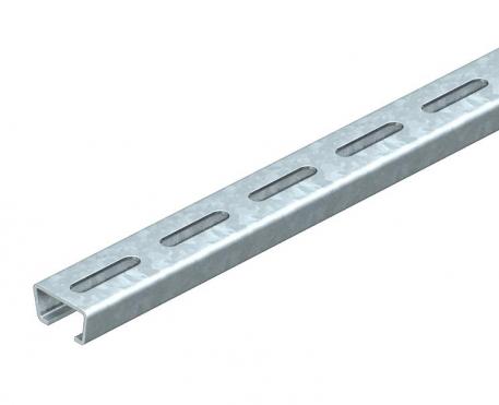 Anchor rail AMS3518, slot 16.5 mm, perforated