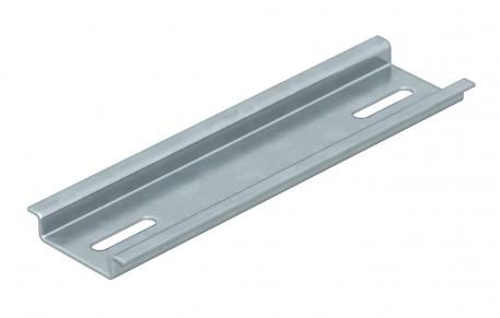 Hat profile rail 35 x 7.5 mm 245 | For T 350 lengthwise | Steel | Strip galvanized
