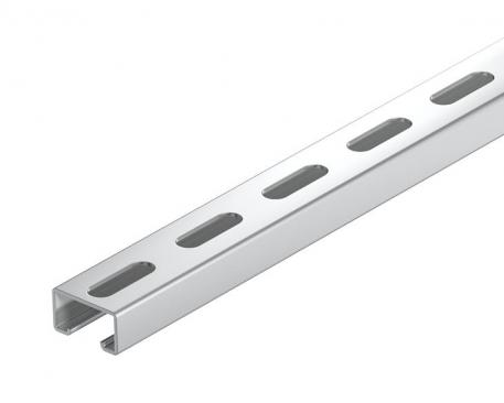 MS4022 mounting rail, heavy duty, slot 18 mm, A2, perforated 6000 | 40 | 22.5 | 2 | Bright, treated