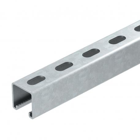 MS4141 mounting rail, slot 22 mm, FT, perforated  6000 | 41 | 41 | 2.5 | Hot-dip galvanised