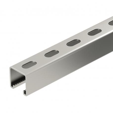 MS4141 mounting rail, slot 22 mm, A2, perforated 3000 | 41 | 41 | 2 | Bright, treated