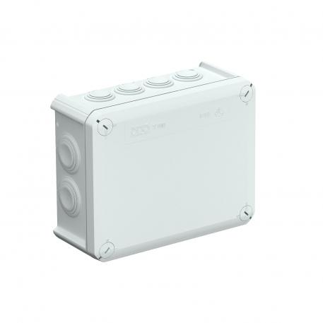 Junction box T 160, plug-in seal 176x135x67 | 12 | IP66 | 7 x M25 5 x M32 | Light grey; RAL 7035
