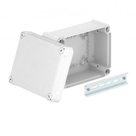 Junction box T160, closed, elevated cover 176x135x84 |  | IP66 | None | Light grey; RAL 7035