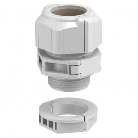 Divisible cable gland, seal insert, 1 cable, light grey