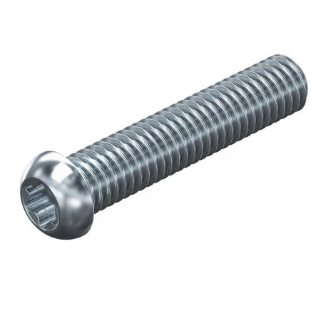 Flat-head screw with internal Torx, steel 35 | M6