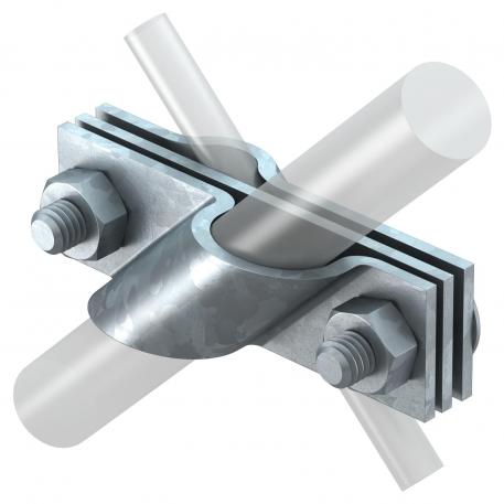 Connection clamp for earth rod, universal A2 20