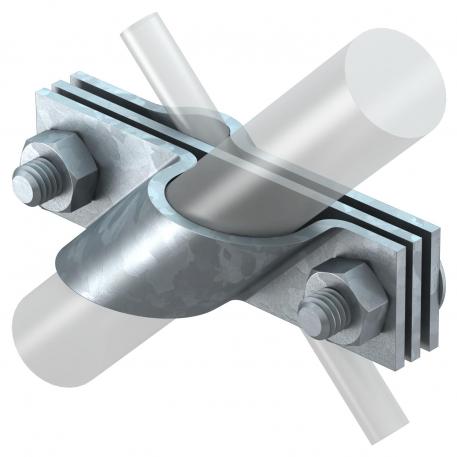 Connection clamp for earth rod, universal FT 25
