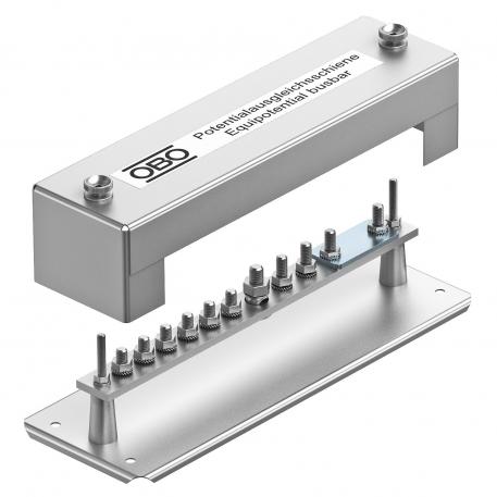 Equipotential busbar, solid version 348 | 120 | 83 |  | 