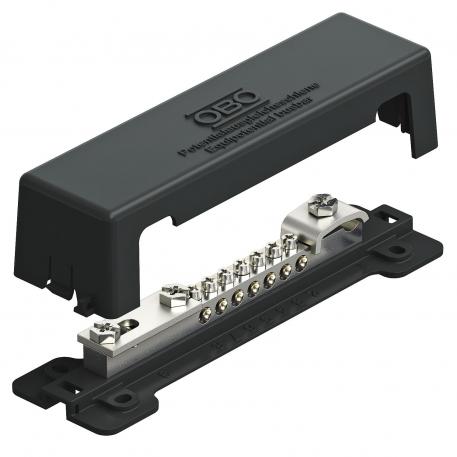 Equipotential busbar for outside installation 188 | 52 | 44.5 |  | Black