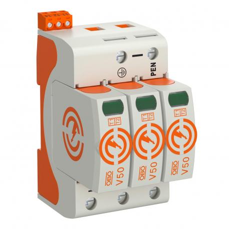 Combination arrester V50 with remote signalling, 320 V