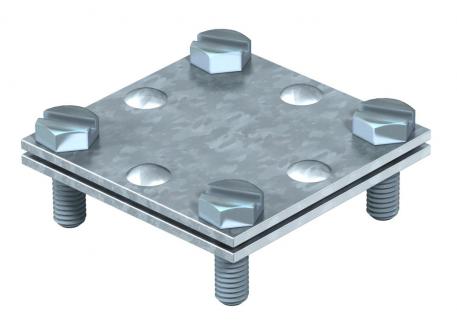 Cross-connector for flat conductor max. FL30 | Hot-dip galvanised