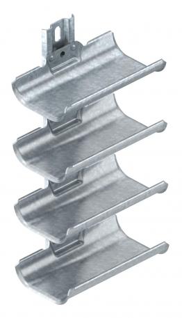 Cable support trough, 4x, with fastening rail