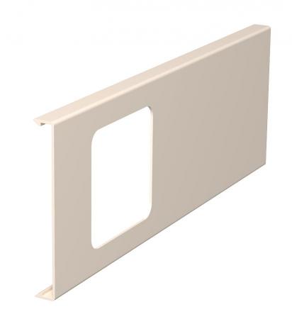 Cover for single accessory mounting box for WDK trunking, trunking height 110 mm