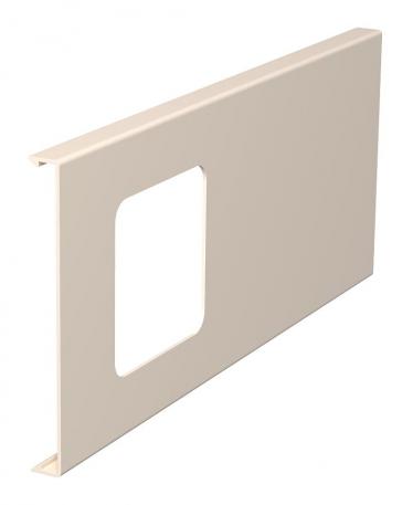 Cover for single accessory mounting box for WDK trunking, trunking height 130 mm