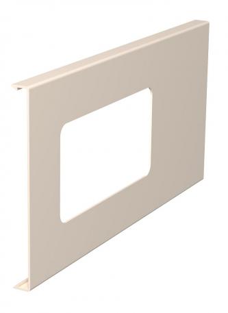 Cover for double accessory mounting box for WDK trunking, trunking height 150 mm 300 | Cream; RAL 9001