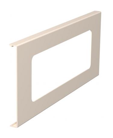 Cover for triple accessory mounting box for WDK trunking, trunking height 130 mm 300 | Cream; RAL 9001