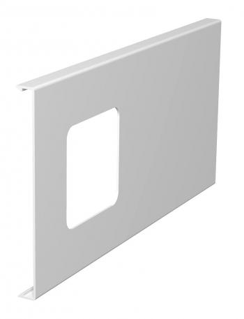 Cover for single accessory mounting box for WDK trunking, trunking height 150 mm