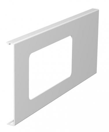 Cover for double accessory mounting box for WDK trunking, trunking height 130 mm 300 | Pure white; RAL 9010