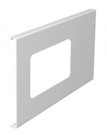 Cover for double accessory mounting box for WDK trunking, trunking height 150 mm 300 | Pure white; RAL 9010