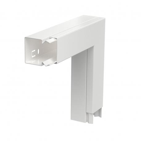 Flat angle, for cable trunking type LKM 40040 44 | 140 |  | Pure white; RAL 9010