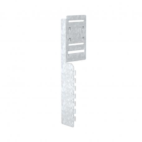 Mounting and connection profile for convection grids, trunking height 70 mm 70x170