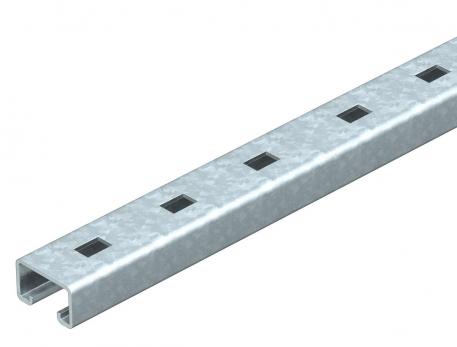 MS5030 mounting rail, slot 22 mm, FT, perforated 260 | 50 | 30 | 3 | Hot-dip galvanised