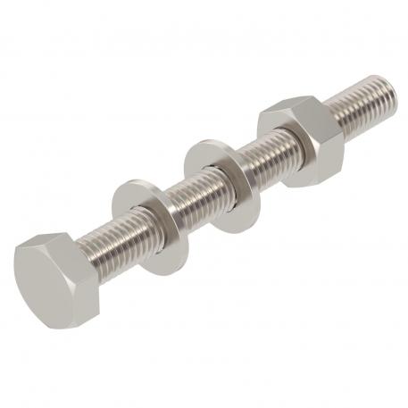 Hexagonal bolt M10 A2 10 | 90 | 17 | 10 | Stainless steel