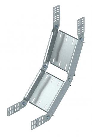 90° adjustable bend, vertical 60 FT 500 | Steel | Hot-dip galvanised