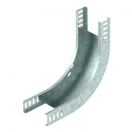 90° vertical bend, rising, 35 FS 100 | Steel | Strip galvanized