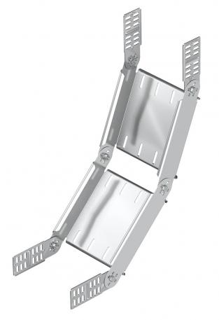 90° adjustable bend, vertical 60 A2 100 | Stainless steel | Bright, treated